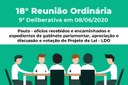 18° Reunião Ordinária - 9° Deliberativa