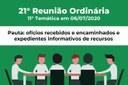 21° Reunião Ordinária