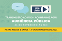 Audiência Pública dia 24/02 às 18h