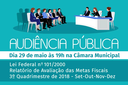 Audiência Pública - Relatório das Metas Fiscais