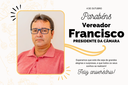 Parabéns Vereador Francisco