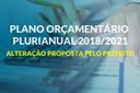 Proposta do Prefeito - Alteração do PPA 2018/2020