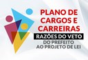 Razões do Veto do Prefeito ao Plano de Cargos e Carreiras