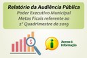 Relatório sobre Audiência de Metas Fiscais