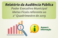 Relatório sobre Audiência de Metas Fiscais