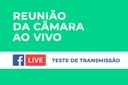 Reunião ao Vivo - Teste de Transmissão