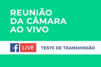 Reunião ao Vivo - Teste de Transmissão